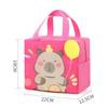 Portable Insulated Bag Tear-Resistant Cute Animal Lunch Bag Oxford Cloth Lunch Tote Insulated Thermal Food Container For Daily