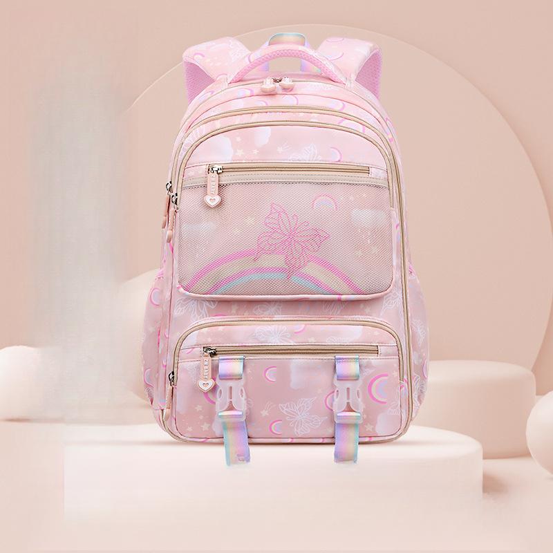 

New Elementary School Backpack for Girls, Lightweight Side Refrigerator Style Children s Double Shoulder Backpack Small(42cm*28cm*17cm) жёлтый