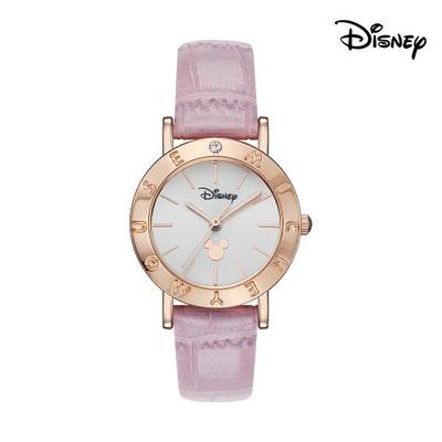 Disney Mickey Mouse Women's Leather Band Wristwatch D12027PK