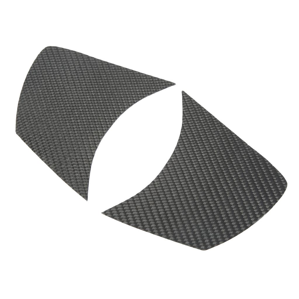 Inside Door Barrel Covers Carbon Fiber Left Right Door Bowl Trim Sticker Replacement for NISSAN 370Z Z34