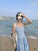 Pink Tassel Camisole Dress - Vacation Seaside Style