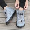 High-top Cotton Shoes Winter Hiking Sneakers Anti-slip Men Women Outdoor Trekking Camping Shoes Elastic Climbing Shoes