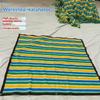 Colorful Striped Sun Shade Net High-Density Breathable Mesh Sunshade Sails Tent For Patio Garden Camping Sun Shade Net