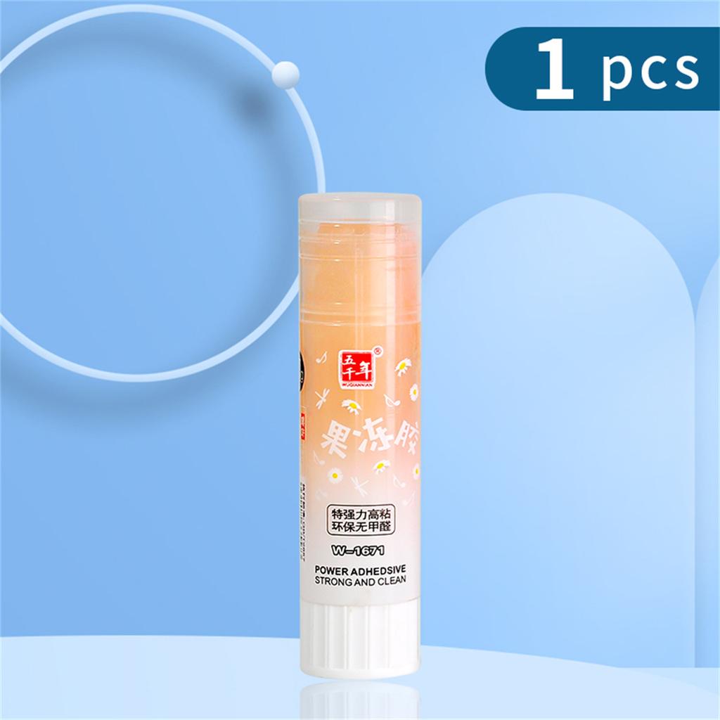 9g Wqn Jelly Color Solid Glue Stick School Office Supply Acr Adhesive Child Student Bonding Paper Crafts Tool Stationery Gift