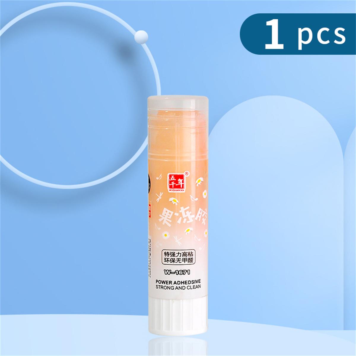 

9г Wqn Желейный Цвет Твердый Клей-Карандаш Школьный Офисный Принадлежность Акриловый Клей Ребенок Студент Склеивание Бумаги Инструмент для Поделок Канцелярские Товары Подарок 21g оранжевый