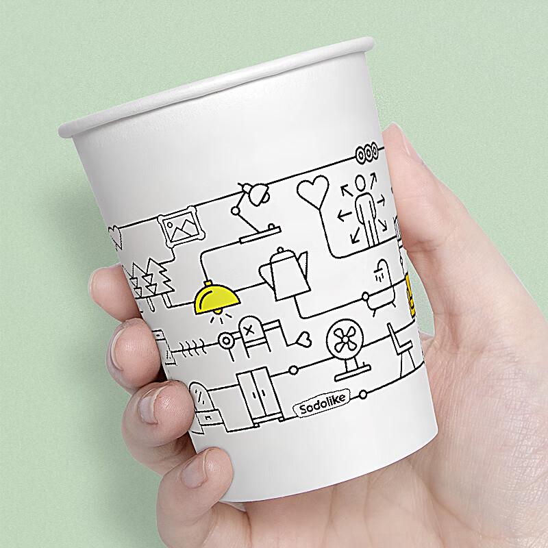 Sodolike Thickened Disposable Paper Cups