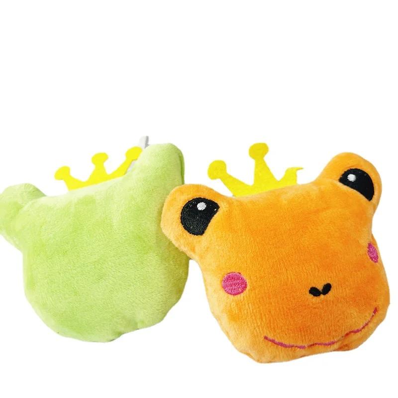 

Cute Pet Dog Plush Puppy Toy Interesting Fleece Frog Octopus Chewing Pet Molar Playing Toy Suitable for Small Meduim Pet Product