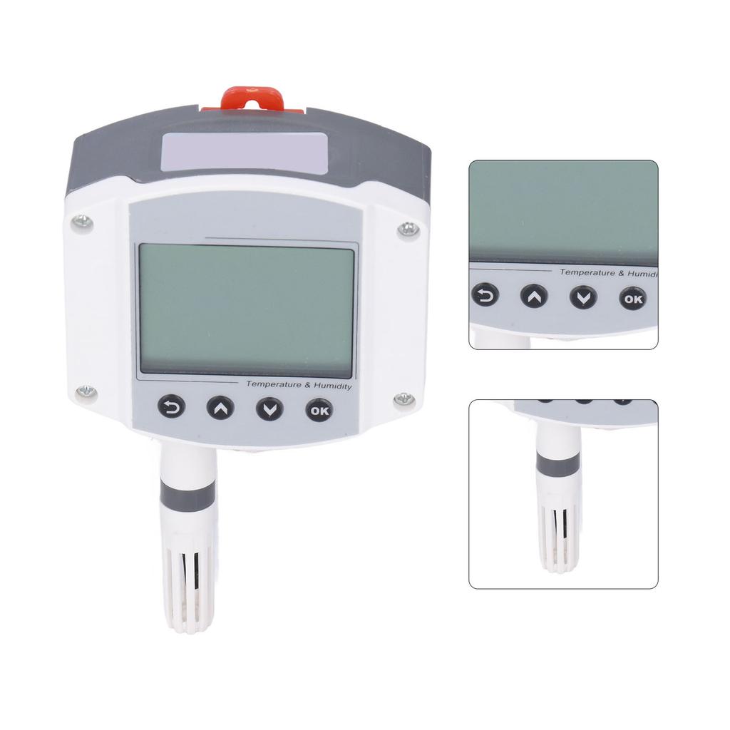 485 Temperature Humidity Transmitter High Accuracy Temperature Humidity Sensor with LCD Display 10~30V Temperature Sensor