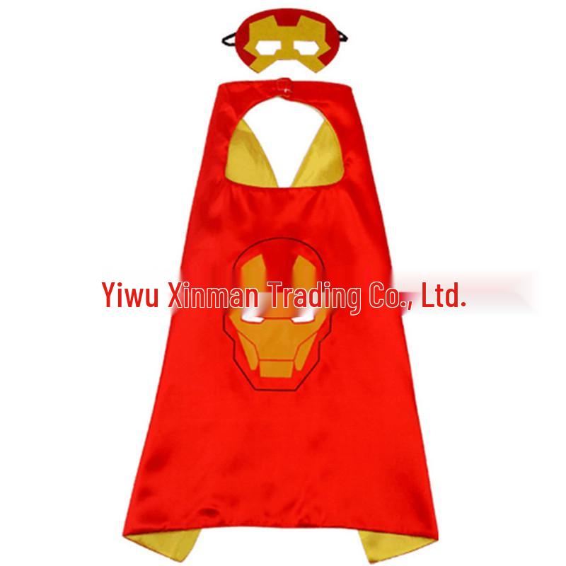 Kids' 3D Superhero Cape Costume for Halloween & Parties