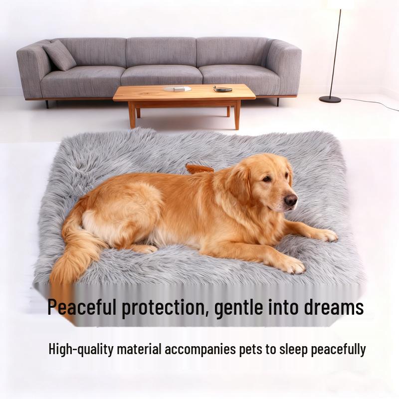 Plush Winter Warm Pet Bed: Cozy Dog & Cat House Pad