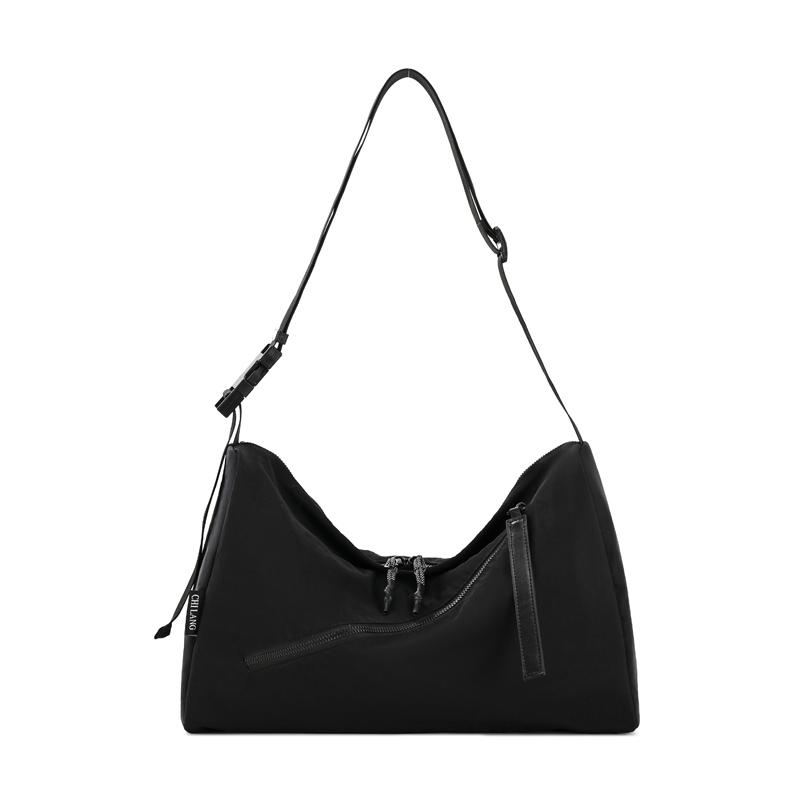 Large Capacity Crossbody Bag Commuter Lightweight Nylon Shoulder Bag
