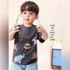 LUSON Boys' Cartoon Short Sleeve T-Shirt