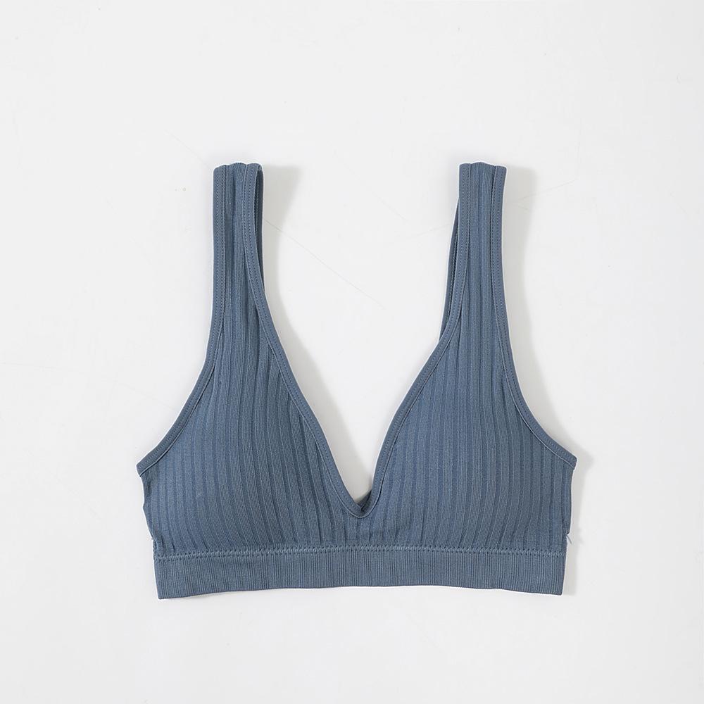 Sexy Women's Bra Crop Top Women's Seamless Underwear Padless Tank Tops M L
