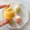 Cookie Stamps Pear Shape Mooncake Molds Hand Pressure MoonCake Maker DIY Bakings Tool for MidAutumn Festival