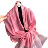 New solid color versatile silk scarf women's long yarn scarf gold silk sequined silk wool scarf spring and autumn sunscreen shawl batch