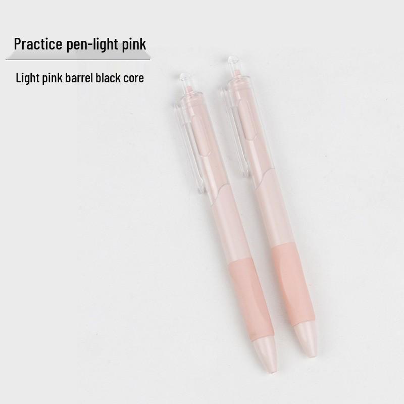 Press-Type Quick-Dry 0.5mm White Pen - Ideal for Students & Exams, Black Ink, Neutral ST Head, Perfect for Signing & Practice