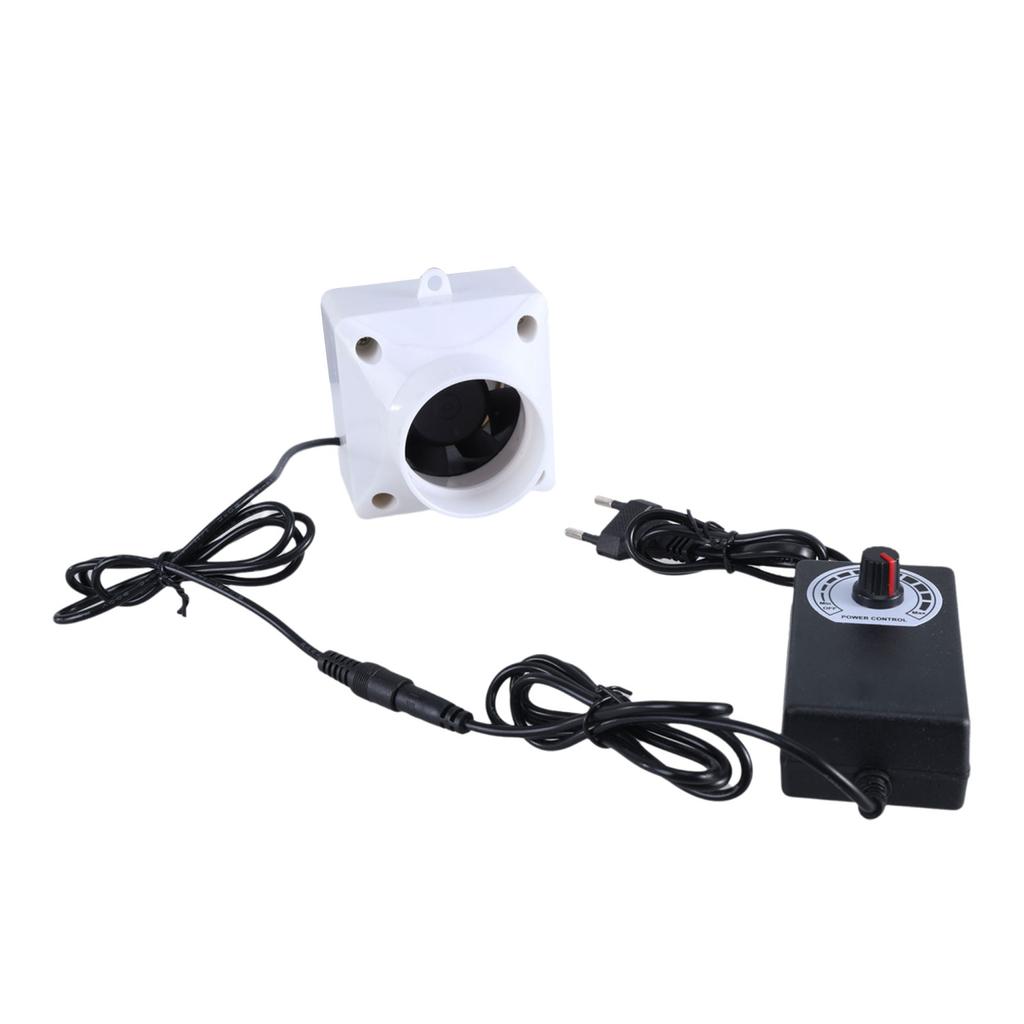 High Efficiency 50mm Inline Duct Fan for Kitchens and Workshops Quiet Ventilation with 350M3/h Airflows AC100-240V Input