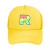 Team Rainbow Rocket Mesh Baseball Caps Snapback Fashion  Hats Breathable Casual Casquette Outdoor For Unisexs And Womens