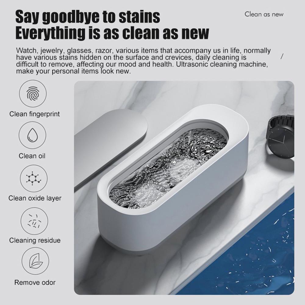 Ultrasonic Cleaning Machine High Frequency Vibration Cleanser High Frequency Washing Tool Watch Jewelry Glasses Braces Cleaner