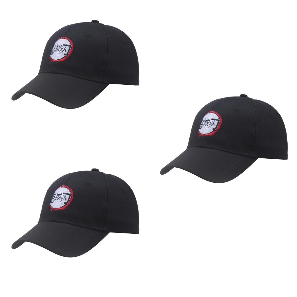 Stylish Demon Slayer Embroidered Baseball Cap Perfect For Outdoor Adventure