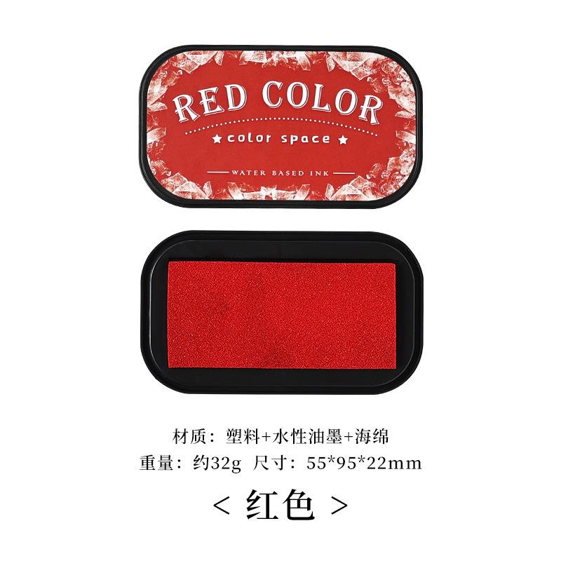 Color Retro Print Pad Water-based High Density for Inspiration Handbooks Greeting Cards Diaries Decorative Ink Pad