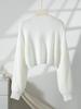 European Women's Knitwear: Autumn-Winter Short Buttoned Sweater Cardigan