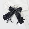 Elegant Retro Bow Polka Dot Keychain and Bag Decoration Pendant