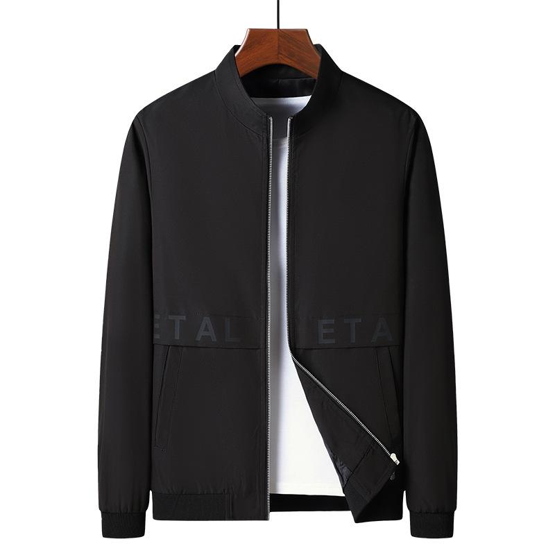 Spring and Autumn New Men's Jacket Slim-fit Stand-up Collar Business Jacket