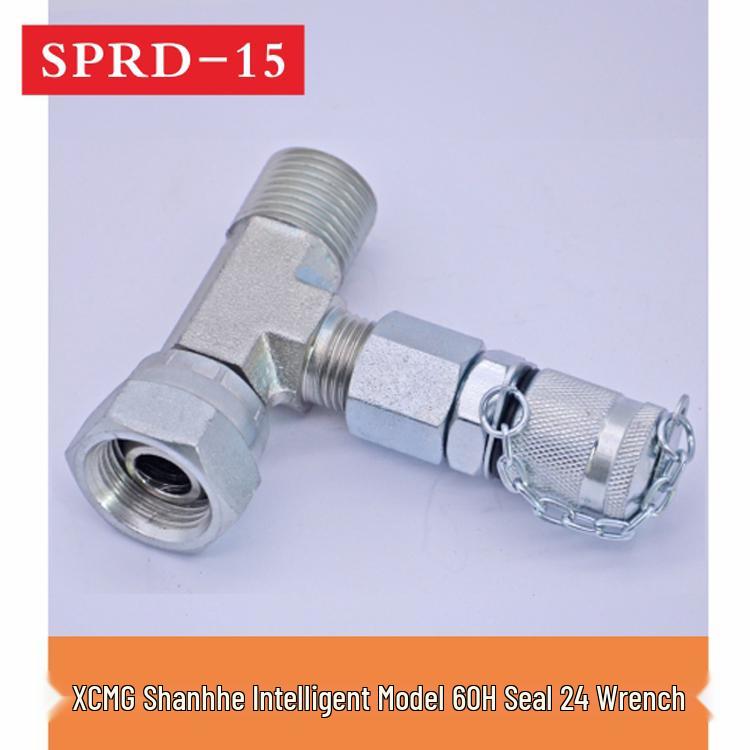 Excavator Hydraulic Pressure Gauge Adapter Set
