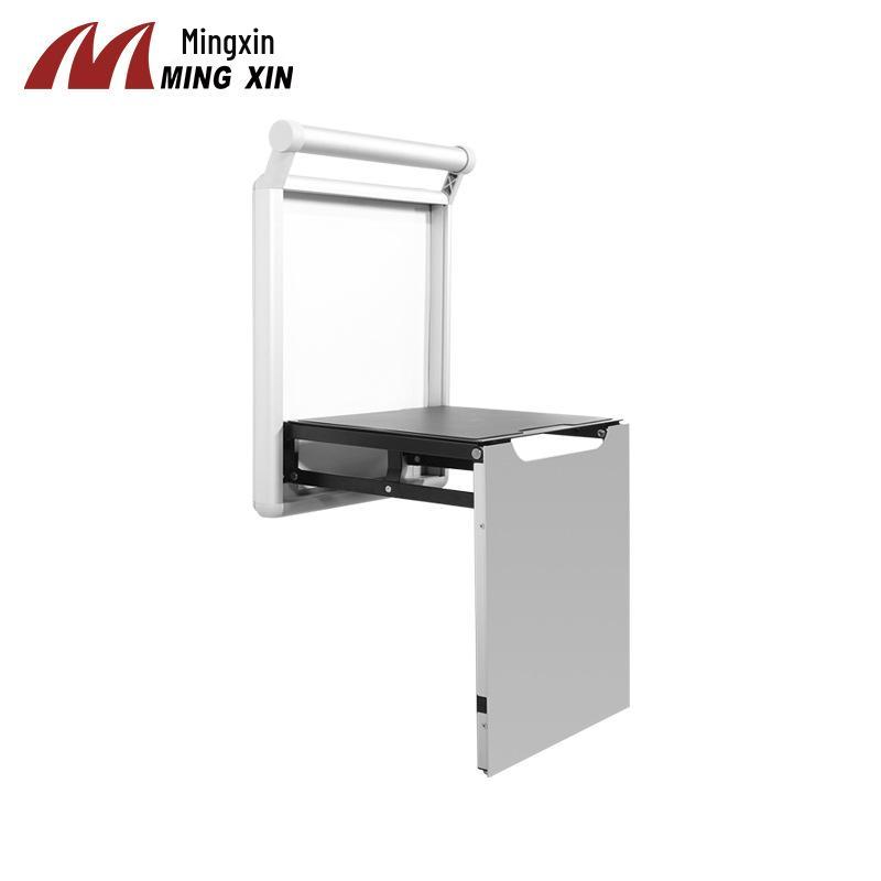 Wall-Mounted Folding Shoe Stool: Hidden Multi-functional Hallway, Bathroom & Doorway Chair