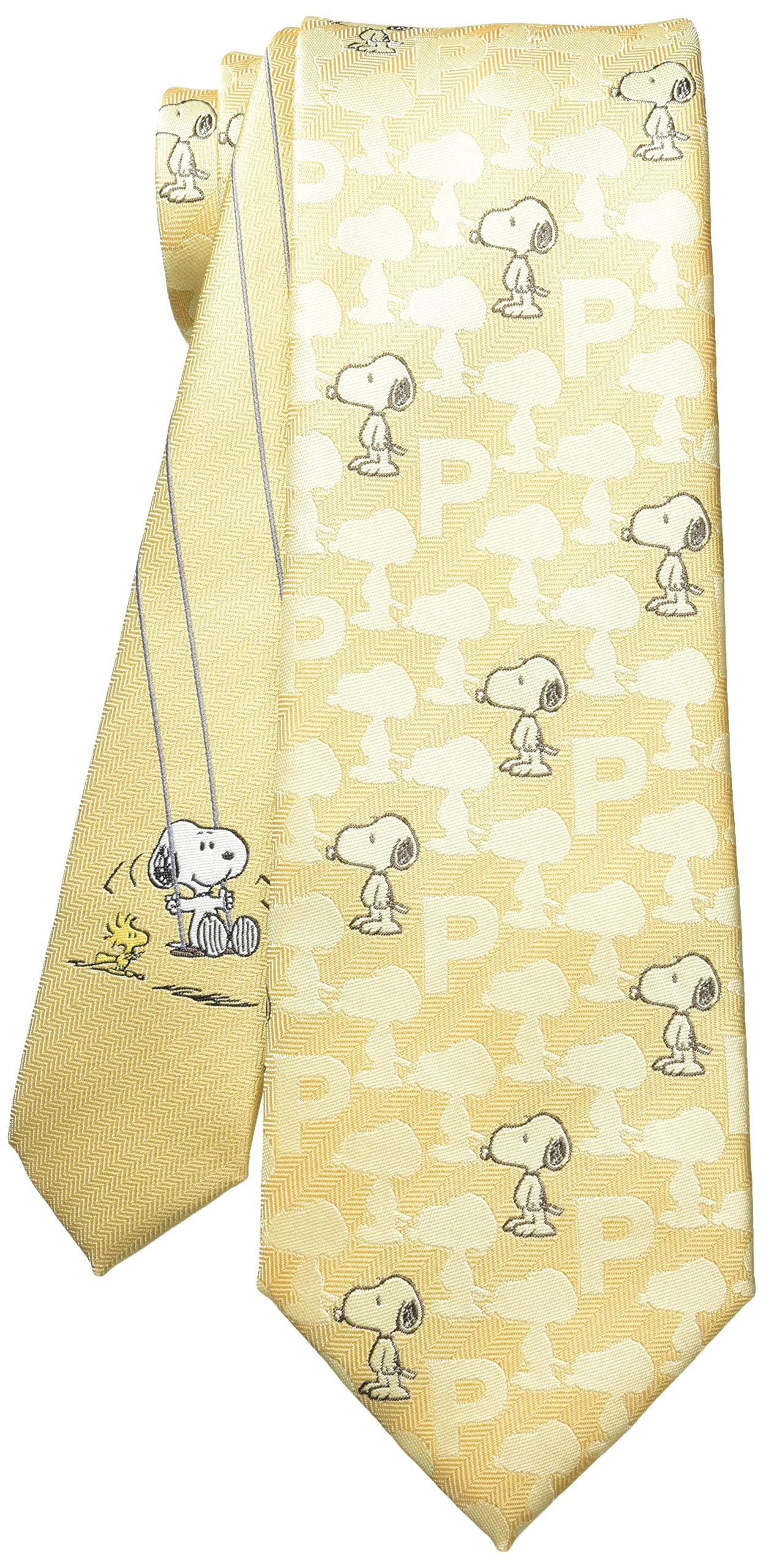 

Галстук Peanuts Snoopy PND48164 Желтый SNOOPY Бизнес Бренд Галстук Подарок