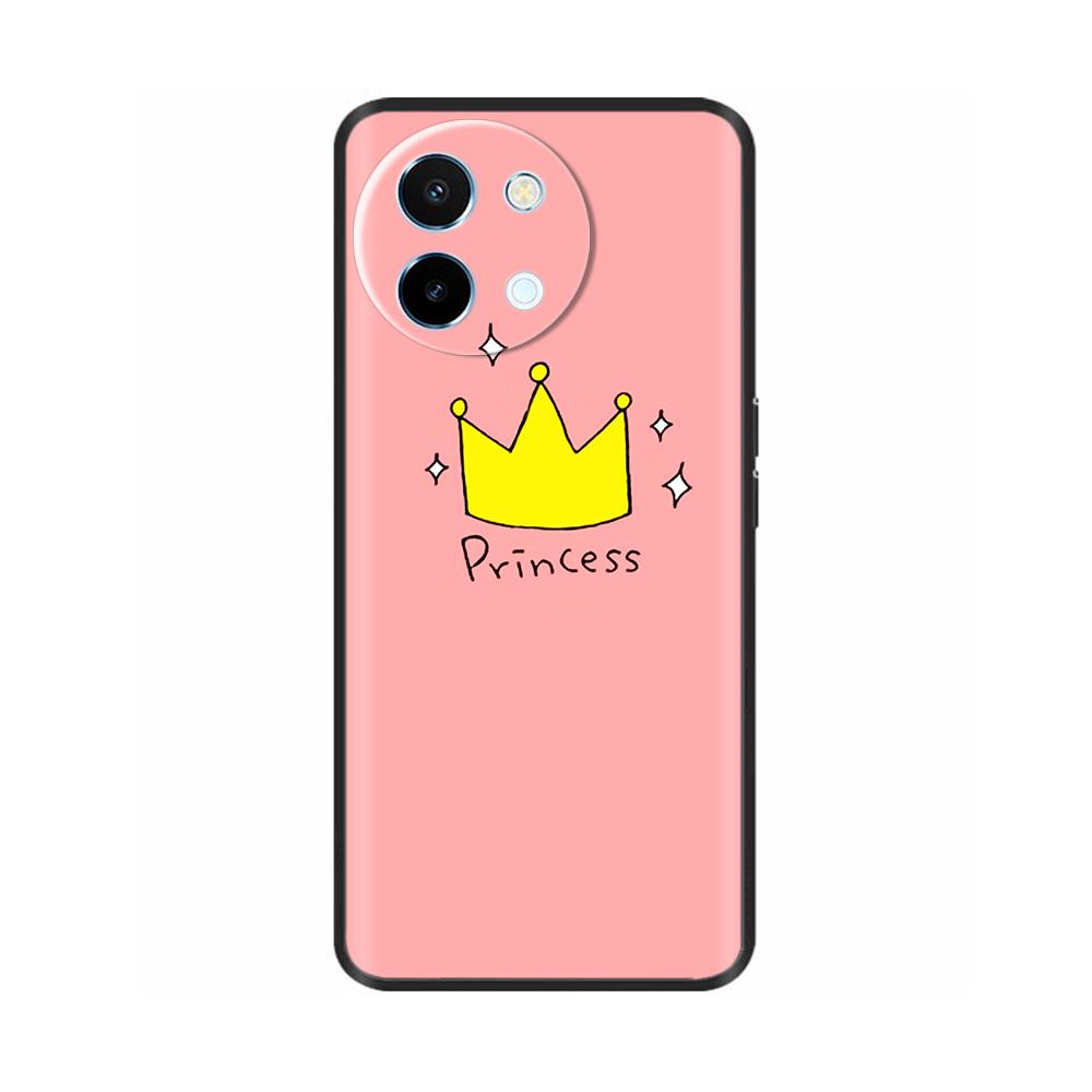 For Vivo Y38 5G Phone Case Painted Soft Black TPU Silicone Bumper For Vivo Y38 Y200i Y200t T3x Protective Back Cover Cases Capas