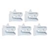 5pcs Galvanized Steel Plate Door Latch Anti-Drop Fence Latch  Enclosure Door