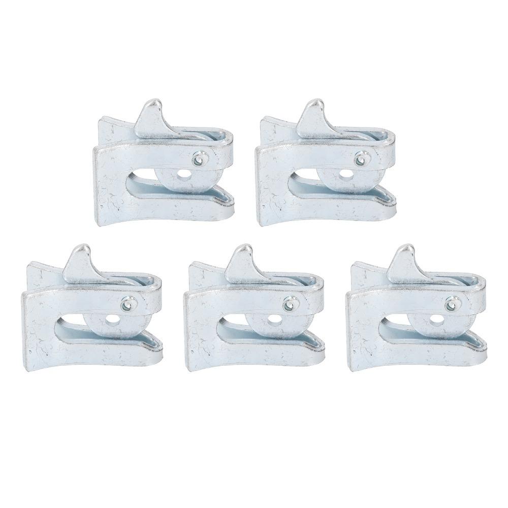 5pcs Galvanized Steel Plate Door Latch Anti-Drop Fence Latch Enclosure Door