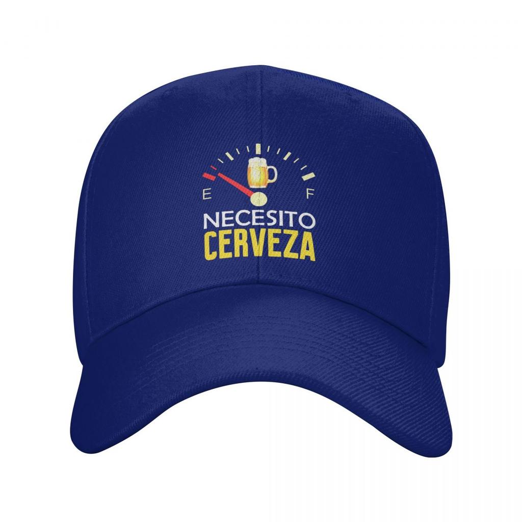 Custom Classic Unisex Necesito Cerveza I Need Beer Baseball Cap Adult Adjustable Dad Hat Women Unisex Outdoor Snapback Caps