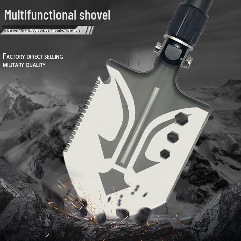 Bayou Multi-Functional Foldable Survival Shovel
