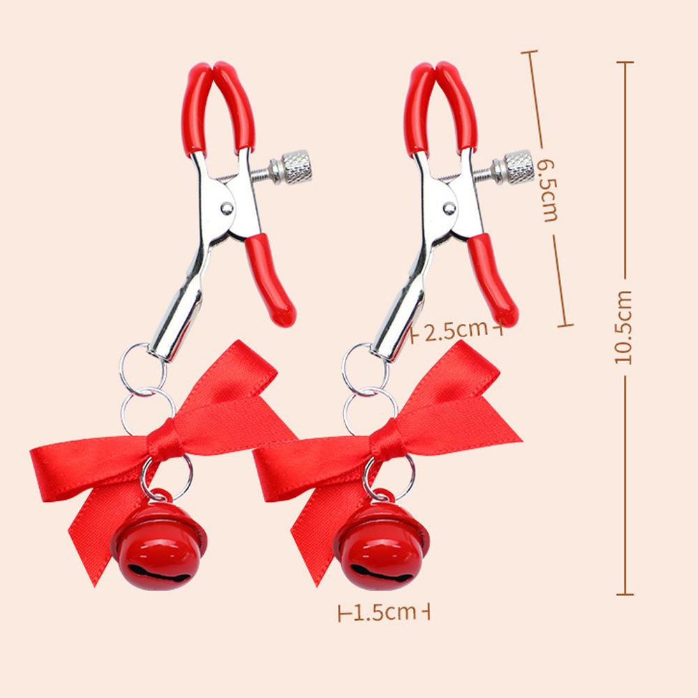 1 Paar SM Gaditety Weibliche Metall ausgerenkte Klitorisklemme Clip Masturbationsprodukte Spielzeug für Erwachsenenmissbrauch Spielzeug für Erwachsene