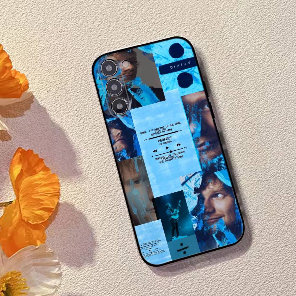 

Чехол для телефона Ed Sheeran Горячий певец Черный Силикон Мягкий Для Samsung Galaxy A73,A72,A71,A70,A53,A52,A51 Samsung a71 4g