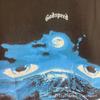 GOD SPEED City Night View Eye Print European and American Hip Hop Short Sleeve T-Shirt Trend Print Loose