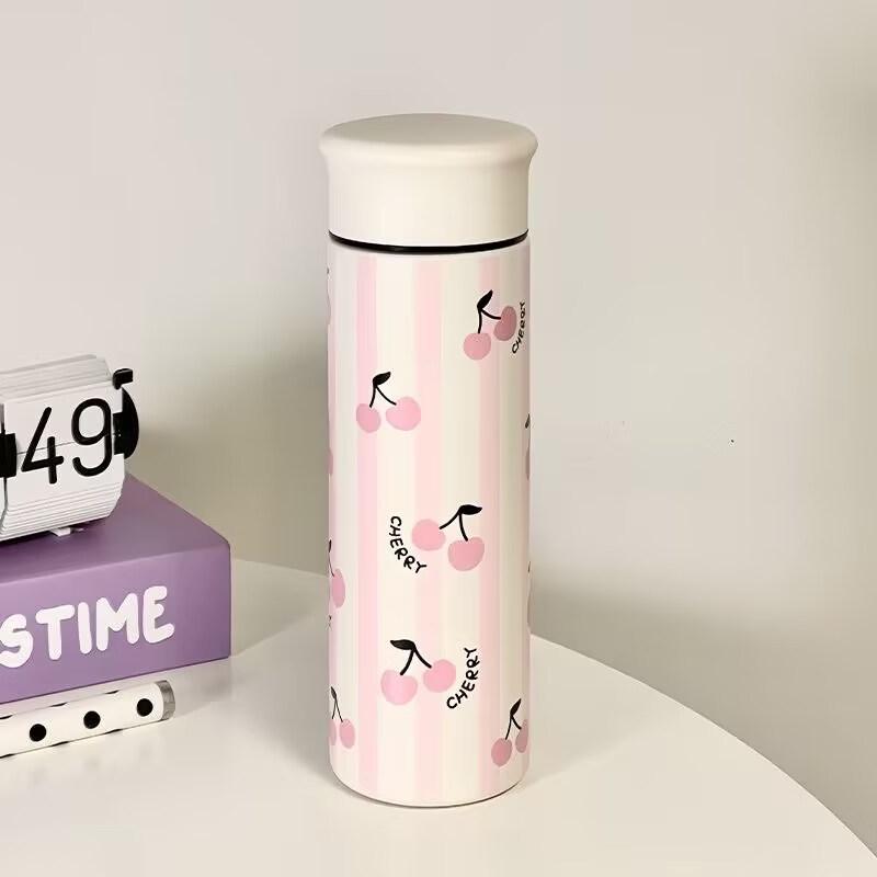 Stylish Stainless Steel Thermos Bottle with Tea Infuser