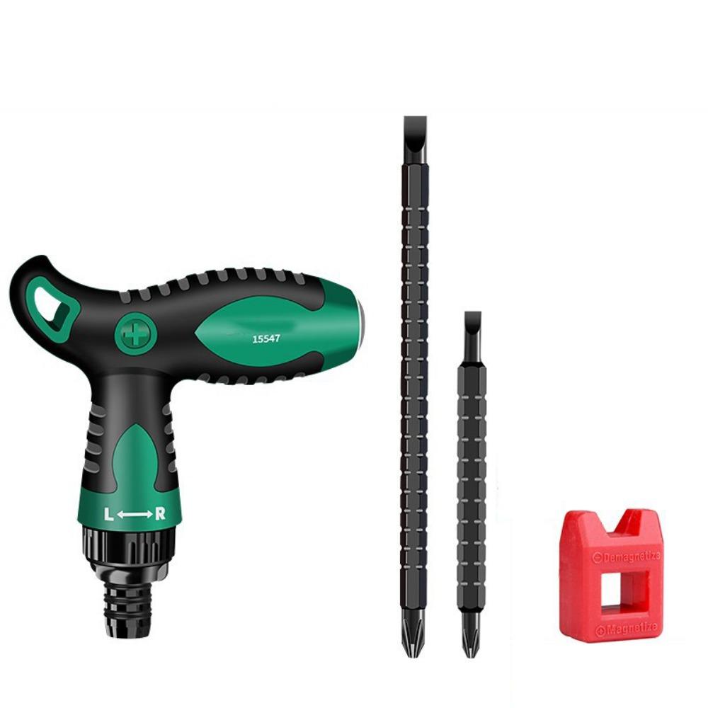 Adjustable Ratchet Handle Screwdriver Set Insulated Handle Telescopic Screwdriver Set Hand Tools