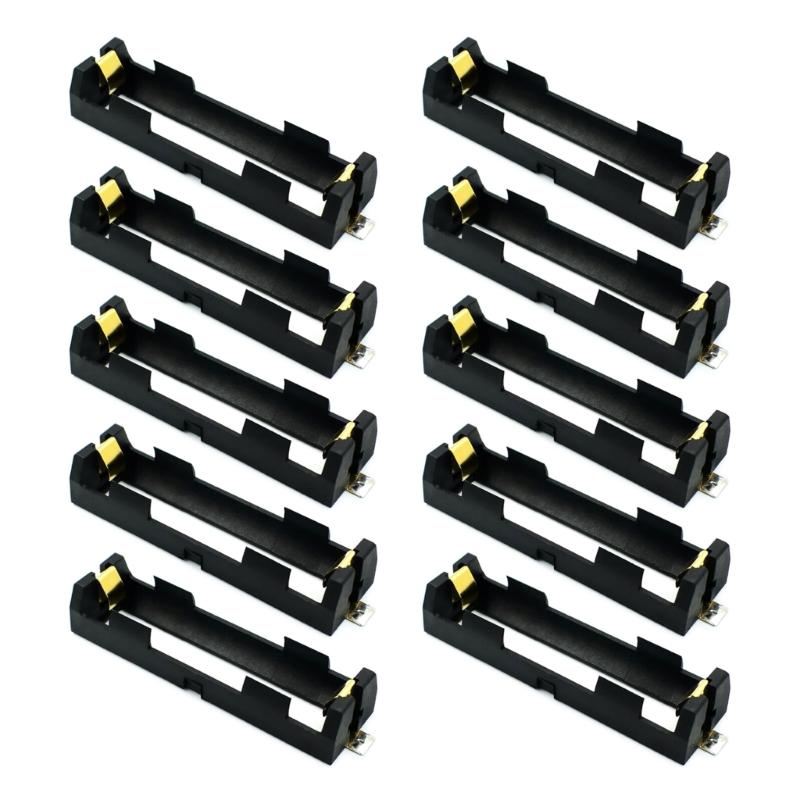 

10 Slot 18650 Battery Case Storage Solution With Preinstalled Wire Fit for LED Lighting Equipment Maintenance and Repair 1