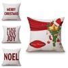 Merry Christmas Xmas Gift Designed Throw Pillow Case Cover Cushion 18 X 18 Inch Premium Quality For Festive Home Decoration