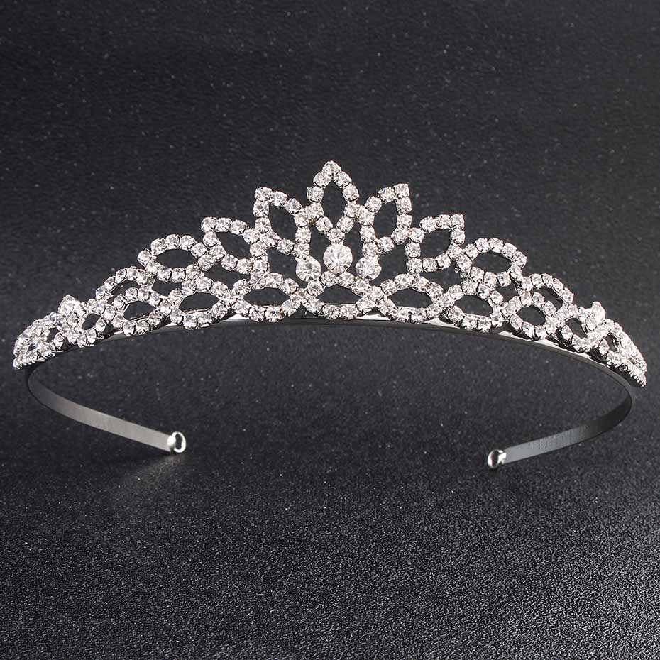 Miallo European Classic Princess Tiaras And Crowns Austrian Crystal Headpieces Wedding Hair Jewelry For Bride Hairstyle