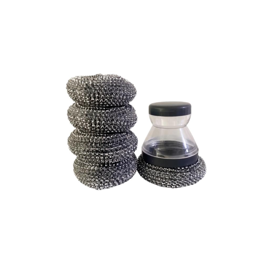 Kitchen Pot Brush with Pressure for Cleaning Pots, Pans and Cookware