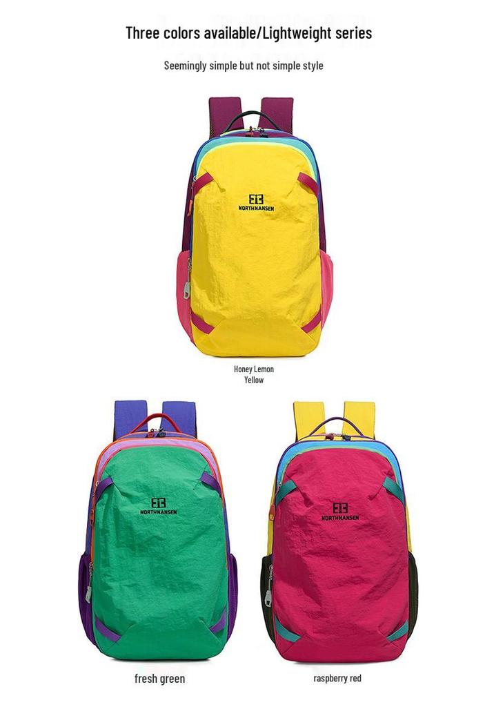 2026 Cross-Color Lightweight School Backpack - Large Capacity for Boys & Girls, Perfect for Outdoor Travel