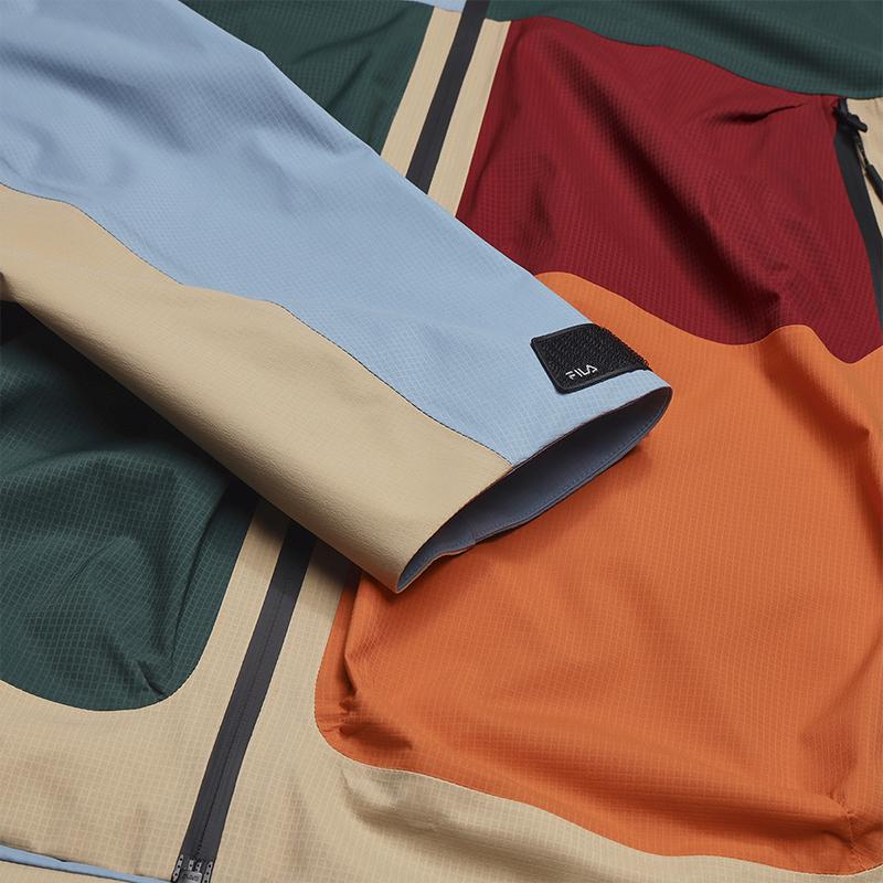 New FILA EXPLORER Jacket Men's Dusty Whale Blue A11W537711FLB