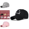 Spring Autumn Embroidered Facial Expression Baseball Cap With Sun Shade For Men Women Outdoor Sports
