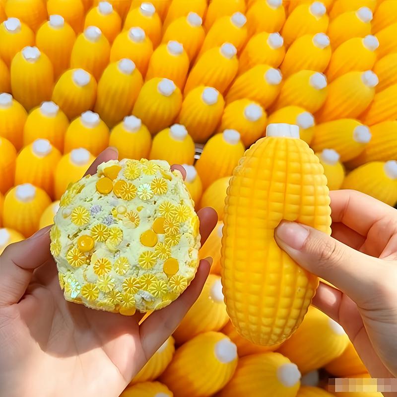 Squishy Simulation Mais Knet-Fidget-Spielzeug Weicher Baustein Füllung Stressball Spielzeug ASMR Sensorisch Anti-Stress-Spielzeug für Erwachsene