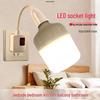 LED Wall Light with Switch - Ideal for Bedside, Desk, or Dorm Rooms